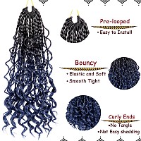 Beverlee 10 Inch 8 Packs Boho Box Braids Goddess Box Braids Crochet Hair Bohemian Hippie Braids Braiding Hair Box Braids With Cu