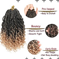 Beverlee 10 Inch 8 Packs Boho Box Braids Goddess Box Braids Crochet Hair Bohemian Hippie Braids Braiding Hair Box Braids With Cu