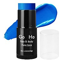 Go Ho Creamblendable Blue Face Paint Stick 106 Ozfullcoverage Royal Blue Body Paint Stick For Adults Children Halloween Co