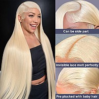 Nicele Ann 613 13X6 Lace Front Wig Human Hair Straight 613 Hd Lace Frontal Wig 13X6 200 Density Blonde Lace Front Wigs Human Hai