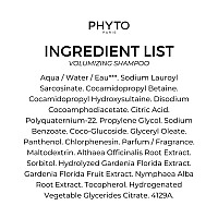 Phyto Volume Volumizing Shampoo Lightweight For Fine Hair And Thin Hair Instant Volume 845 Fl Oz