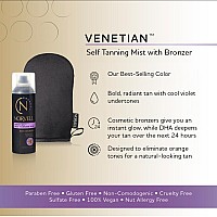 Norvell Venetian Sunless Tanning Bundle Self Tanner Spray Solution Mist With Bronzer For Instant Sun Kissed Glow 7 Fl Oz And