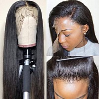 Sdamey Hd Transparent 360 Lace Front Wigs Human Hair Pre Plucked With Baby Hair Glueless 210 Density 10A Brazilian Virgin Full L