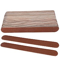 24 Pcs Wooden Nail Files 7 Inches Emery Board Nail File For Nature Nails Manicure Tool Set Disposable Nail File For Home Salon