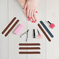 24 Pcs Wooden Nail Files 7 Inches Emery Board Nail File For Nature Nails Manicure Tool Set Disposable Nail File For Home Salon