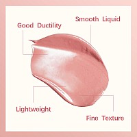 Erinde 2 Colors Liquid Highlighter And Blush Set Natural Matte Face Blush Natural Glossy Liquid Illuminator For Face And Body