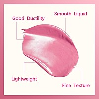 Erinde 2 Colors Liquid Highlighter And Blush Set Natural Matte Face Blush Natural Glossy Liquid Illuminator For Face And Body