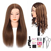 Opini Mannequin Head With 100 Real Human Hair Cosmetology Mannequin Head To Practice Hairstyles Doll Head Training Head For Hai