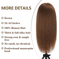 Opini Mannequin Head With 100 Real Human Hair Cosmetology Mannequin Head To Practice Hairstyles Doll Head Training Head For Hai