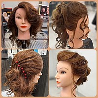 Opini Mannequin Head With 100 Real Human Hair Cosmetology Mannequin Head To Practice Hairstyles Doll Head Training Head For Hai