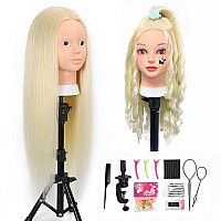 Opini Mannequin Head With 70 Real Human Hair Cosmetology Hairdresser Mannequin Doll Head For Practice Hair And Makeup 613 Blo