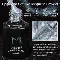 Mizhse Chameleon 9D Cat Eye Gel Polish 10Ml Holographic Galaxy Cateye Magnetic Nail Polish Gel Magic Chameleon Home Salon Mani