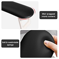 Diesisa Nail Arm Rest Foldable Pu Leather Nail Hand Rest For Nails Tech With Soft Table Mat Soft Hand Rest For Acrylic Nailsn