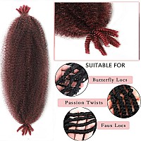 18 Inch Preseparated Springy Afro Twist Hair 8 Packs Prefluffy Natural Curls Are Perfect For Marley Crochet Hair Suitable For