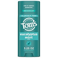 Toms Of Maine Complete Protection Aluminumfree Natural Deodorant Eucalyptus Mint 325 Oz