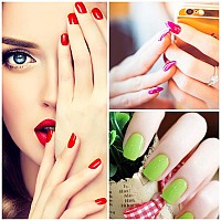 Silpecwee 16 Sheets Fluorescence Nail Wraps For Women Self Adhesive Nail Polish Stickers Nail Polish Strips Stick On Nails Gel N