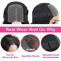 Jenniferita Wear And Go Glueless Lace Front Wigs Human Hair For Women Deep Wave Wig Human Hair No Glue Ready To Wear 4X4 Lace Pr