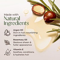 Gya Labs Daily Gloss Argan Hair Oil For Frizzy Hair Sandalwood Aroma Premium Argan Oil For Damaged Hair Frizz Control Dry Ha