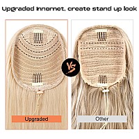 Seikea Versatile Drawstring Ponytail Extension 26 Long Wavy Multi Layered Clip In Ponytail Hair Extensions Stand Up High Fake