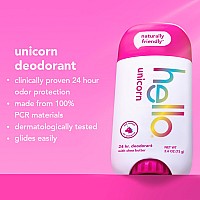 Hello Unicorn Deodorant 24 Hour Odor Protection No Aluminum No Baking Soda Vegan Parabens Free 26 Oz