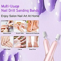 150 Grit Sanding Bands For Nail Drill 100Pcs Medium Grit Sanding Band For Nail Drill With 332 Sanding Bit For Acrylic Nail