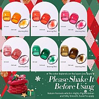 Born Pretty Jelly Gel Nail Polish Christmas Fall Winter Crystal Transparent Gel Polish Set Translucent Sheer Clear Gel Polish Re