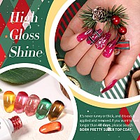 Born Pretty Jelly Gel Nail Polish Christmas Fall Winter Crystal Transparent Gel Polish Set Translucent Sheer Clear Gel Polish Re