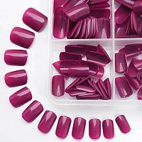 Loveourhome 360Pc Square Press On Nails Short Fake Nails Kids Acrylic Press On Nails Square Presson Nail Tips Full Cover Glue Na