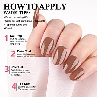 Imtiti Gel Nail Polish 1 Pcs 15Ml Beyonce Caramel Brown Color Gel Polish Soak Off Nail Art Manicure Salon Diy Nail Lamp Gel Nai