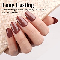 Imtiti Gel Nail Polish 1 Pcs 15Ml Maroon Brown Color Gel Polish Soak Off Nail Art Manicure Salon Diy Nail Lamp Gel Nail Design