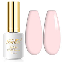 Imtiti Gel Nail Polish Nude Pink Color Gel Polish Soak Off Nail Art Manicure Salon Diy Nail Lamp Gel Nail Design Decoration At