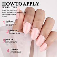 Imtiti Gel Nail Polish Nude Pink Color Gel Polish Soak Off Nail Art Manicure Salon Diy Nail Lamp Gel Nail Design Decoration At