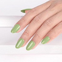 Imtiti Green Gel Nail Polish Khaki Green Gel Polish Gift For Women 05 Fl Oz