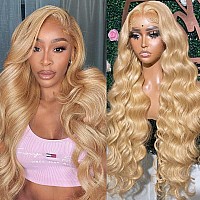 Loyom Honey Blonde Lace Front Wig Human Hair 27 Colored Human Hair Lace Front Wigs 13X4 Body Wave Glueless Lace Front Wigs Huma