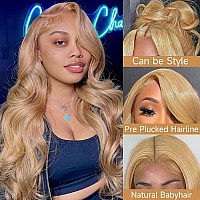 Loyom Honey Blonde Lace Front Wig Human Hair 27 Colored Human Hair Lace Front Wigs 13X4 Body Wave Glueless Lace Front Wigs Huma