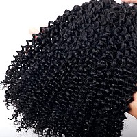 Liqusee Human Braiding Hair 100G One Bundlepack 24 Inch Natural Black Curly Human Hair For Braiding No Weft 100 Unprocessed Br