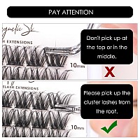 Lash Clusters 144 Pcs Individual Lashes Clusters Eyelash Extensions False Eyelashes Diy Wispy Fluffy Lash Extension Reusable Fal