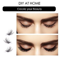 Lash Clusters 144 Pcs Individual Lashes Clusters Eyelash Extensions False Eyelashes Diy Wispy Fluffy Lash Extension Reusable Fal