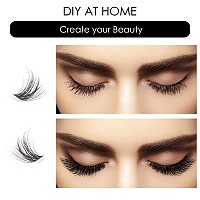 Lash Clusters 144 Pcs Individual Lashes Clusters Eyelash Extensions False Eyelashes Diy Wispy Fluffy Lash Extension Reusable Fal