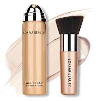 Lokfar Airbrush Foundation Spray Silky Mist Foundation Spray Makeup Set With Brush Full Coverage Foundation For Smooth Radiant