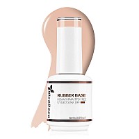 Nicedeco Rubber Base Gel For Nails Camel Rubber Gel U V Color Base Gel Nail Polish 15Ml 010