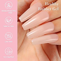 Nicedeco Rubber Base Gel For Nails Neutral Rubber Gel U V Color Base Gel Nail Polish 15Ml 019