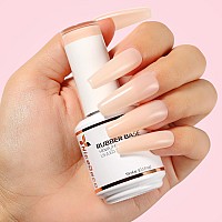 Nicedeco Rubber Base Gel For Nails Nude Rubber Gel U V Color Base Gel Nail Polish 15Ml 011