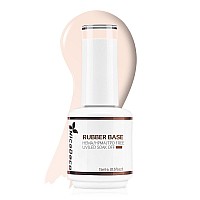 Nicedeco Rubber Base Gel For Nails Soft Pink Rubber Gel U V Color Base Gel Nail Polish 15Ml 007