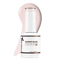 Nicedeco Rubber Base Gel For Nails Nude Rubber Gel U V Color Base Gel Nail Polish 15Ml 006