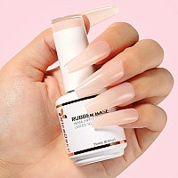 Nicedeco Rubber Base Gel For Nails Nude Rubber Gel U V Color Base Gel Nail Polish 15Ml 017