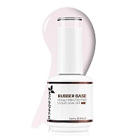 Nicedeco Rubber Base Gel For Nails Sheer Pink Rubber Gel U V Color Base Gel Nail Polish 15Ml 004