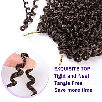 Lady Miranda Passion Twist Hair 18 Inch Jerry Curl Crochet Hair 3X Braid Hair Passion Twist Crochet Hair For Black Women Water W