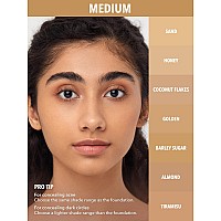 Sheglam 12Hr Full Coverage Concealer Matte Finish Concealer Stick For Under Eye And Dark Circles Sand