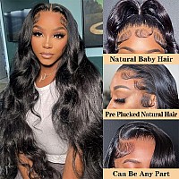 Royal Impression Body Wave Lace Front Wigs Human Hair Pre Plucked 13X4 Hd Lace Frontal Wigs Human Hair 180 Density Transparent